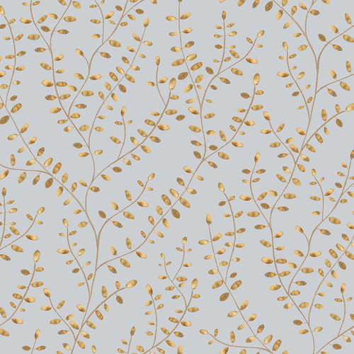 Floral Gold M2M - Lucia Printed Cotton Made to Measure Roman Blinds Russet Voyage Maison