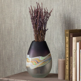 Voyage Maison Lucius Frosted Vase in Amethyst