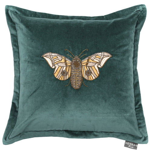 Voyage Maison Luna Printed Feather Cushion in Lake