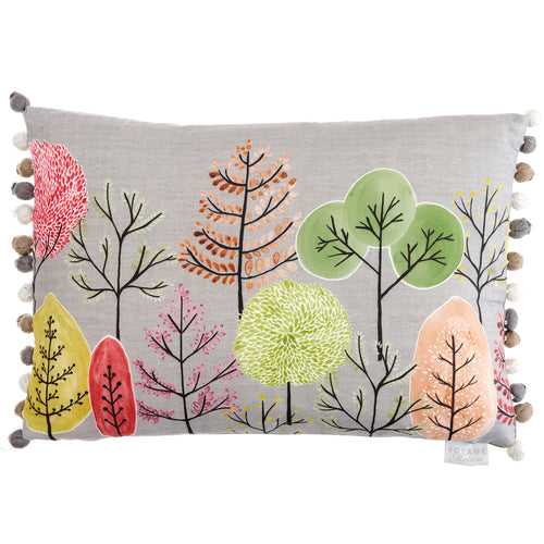 Voyage Maison Lyall Printed Feather Cushion in Sandstone