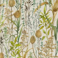  Samples - Lydiard Printed Cotton Fabric Sample Swatch Linen Voyage Maison