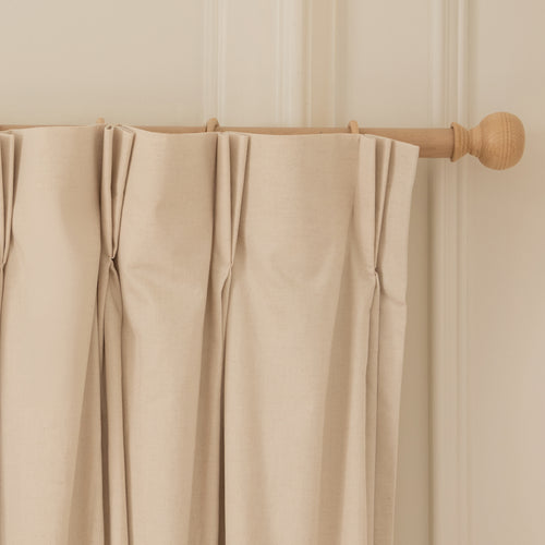 Plain Brown M2M - Jedburgh Textured Woven Made to Measure Curtains Default Voyage Maison