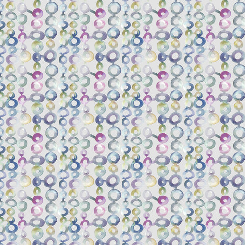 Abstract Purple Fabric - Macapa Printed Cotton Fabric (By The Metre) Summer Voyage Maison