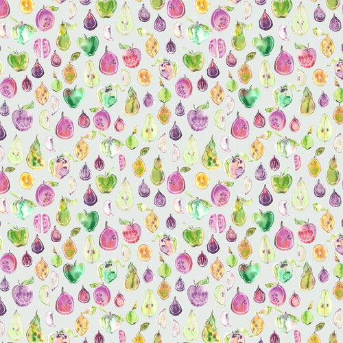 Floral Purple Fabric - Maleko Printed Cotton Fabric (By The Metre) Aster Voyage Maison