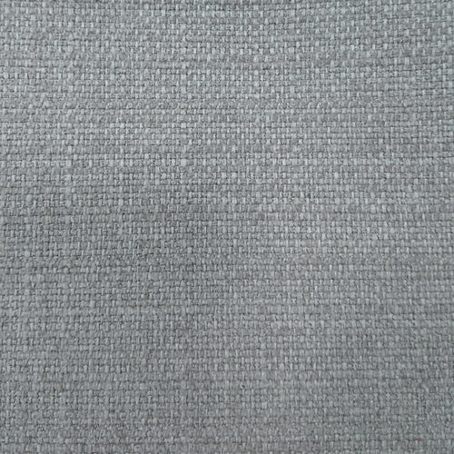 Plain Grey Fabric - Malleny Textured Woven Fabric (By The Metre) Aluminium Voyage Maison