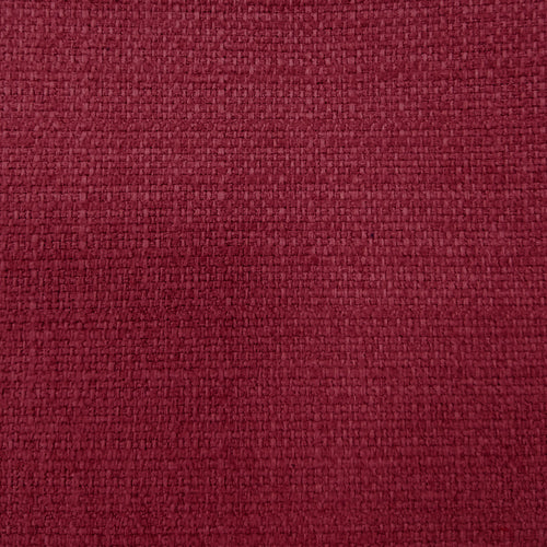Plain Red Fabric - Malleny Textured Woven Fabric (By The Metre) Scarlet Voyage Maison