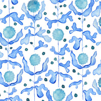  Samples - Mariani  Wallpaper Sample Cobalt Voyage Maison