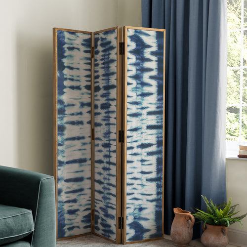 Abstract Blue Furniture - Marlo Solid Wood Room Divider Cobalt Voyage Maison