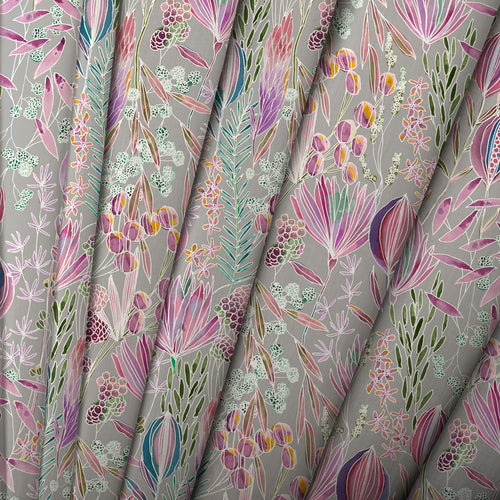 Floral Pink M2M - Masina Printed Cotton Made to Measure Roman Blinds Dahlia Voyage Maison