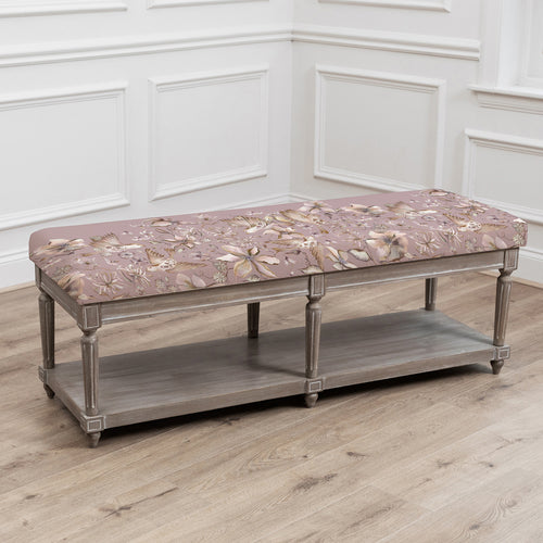 Floral Pink Furniture - Matilda  Bench Floella Viola Voyage Maison