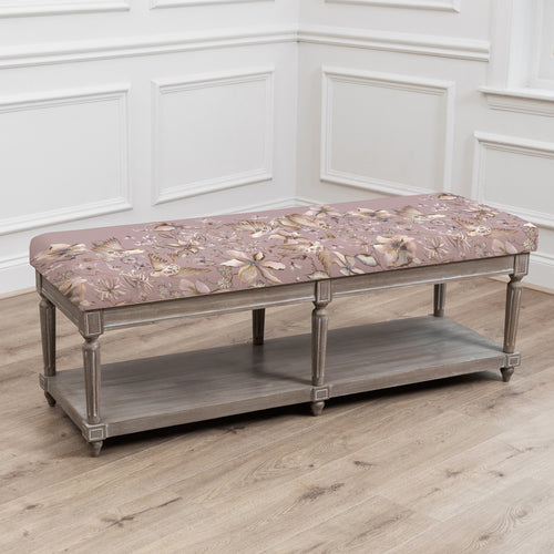 Floral Pink Furniture - Floella Matilda Bench Viola Voyage Maison
