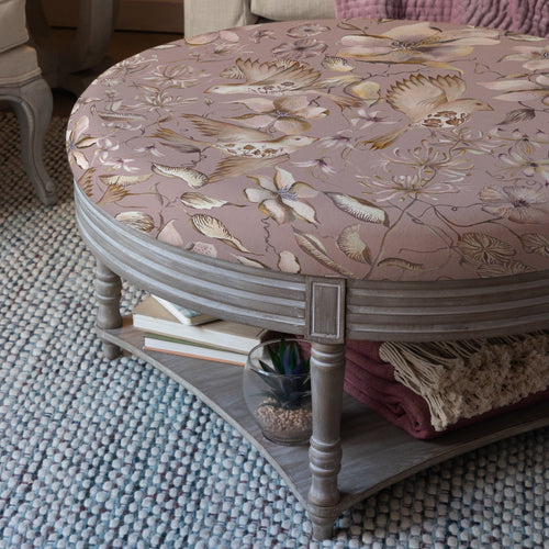Damask Pink Furniture - Floella Maurice Footstool Viola Voyage Maison