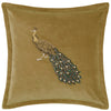 Voyage Maison Mayura Embroidered Feather Cushion in Mustard