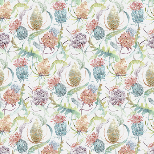 Floral Multi Wallpaper - Meadwell  1.4m Wide Width Wallpaper (By The Metre) Pomegranate Voyage Maison