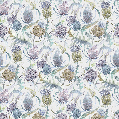 Floral Blue Wallpaper - Meadwell  1.4m Wide Width Wallpaper (By The Metre) Skylark Voyage Maison