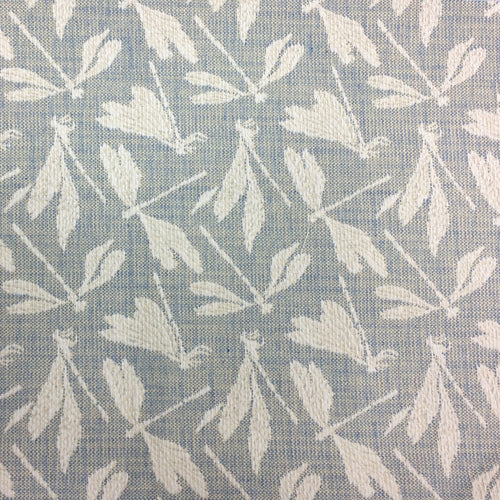 Animal Blue Fabric - Meddon Woven Jacquard Fabric (By The Metre) Ocean Voyage Maison