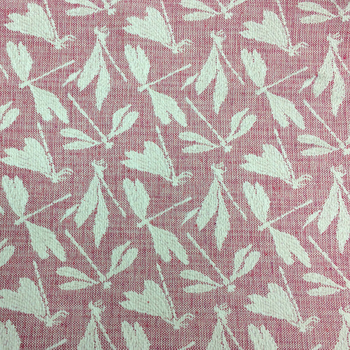 Animal Pink Fabric - Meddon Woven Jacquard Fabric (By The Metre) Rose Voyage Maison