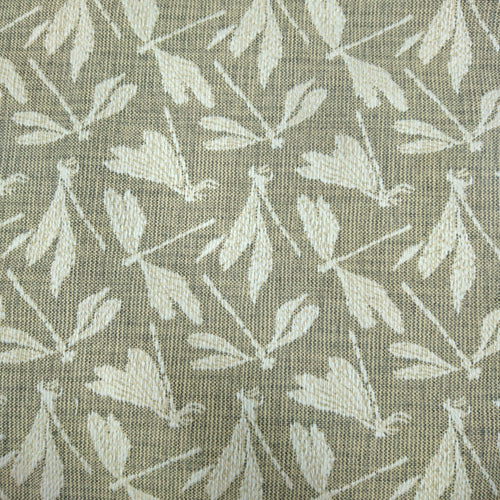 Voyage Maison Meddon Woven Jacquard Fabric Remnant in Silver