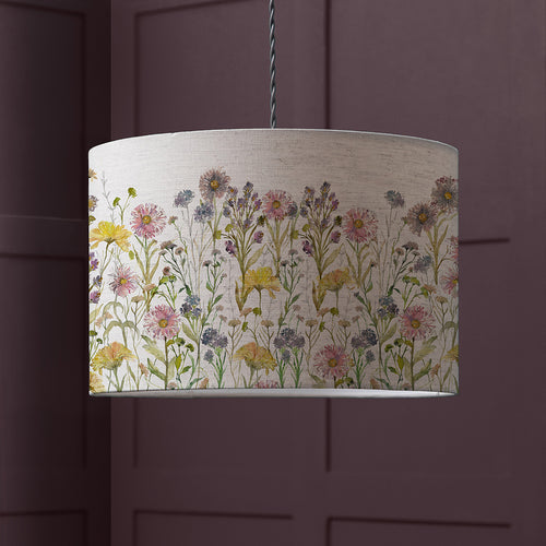 Floral Multi Lighting - Medmerry Eva Printed Lamp Shade Linen Voyage Maison