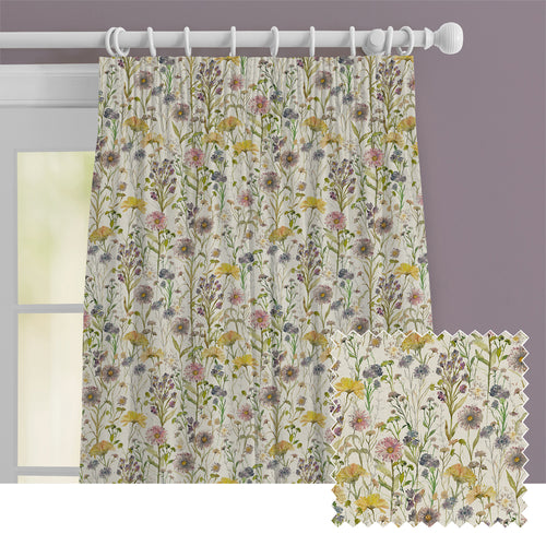 Floral Multi M2M - Medmerry Printed Cotton Made to Measure Curtains Linen Voyage Maison