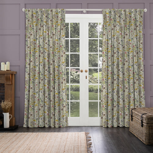 Floral Multi M2M - Medmerry Printed Cotton Made to Measure Curtains Linen Voyage Maison