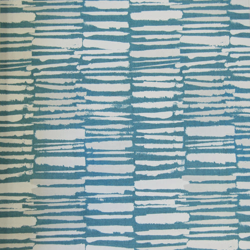 Abstract Blue Wallpaper - Merapi  1.4m Wide Width Wallpaper (By The Metre) Peacock Voyage Maison
