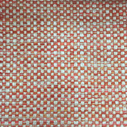 Voyage Maison Meridian Textured Woven Fabric Remnant in Clementine