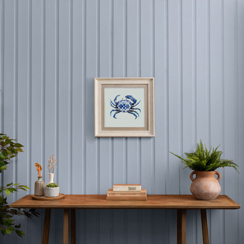Floral Blue Wall Art - Milton  Framed Print Birch Voyage Maison
