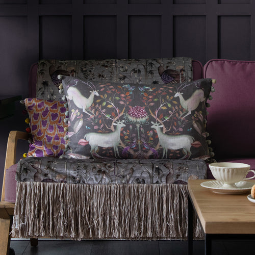 Voyage Maison Mirthra Printed Feather Cushion in Willow