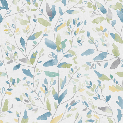 Floral Blue Wallpaper - Misley  1.4m Wide Width Wallpaper (By The Metre) Bluebell Voyage Maison