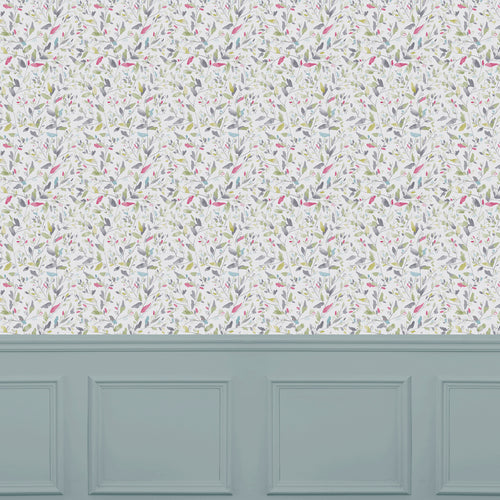Floral Pink Wallpaper - Misley  1.4m Wide Width Wallpaper (By The Metre) Peony Voyage Maison