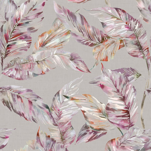 Floral Pink Wallpaper - Mizuna  1.4m Wide Width Wallpaper (By The Metre) Tourmaline Voyage Maison