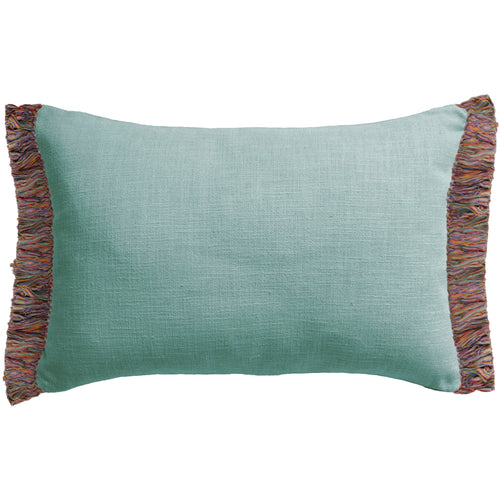 Plain Blue Cushions - Molise  Feather Filled Cushion Aqua Voyage Maison
