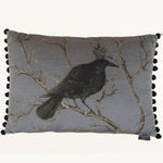 Voyage Maison Monarch Printed Feather Cushion in Storm