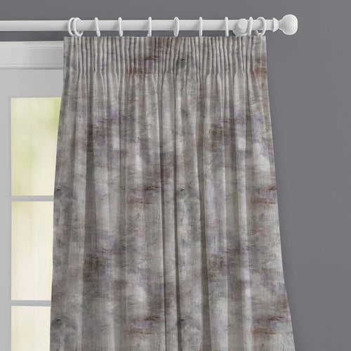 Abstract Grey M2M - Monet Printed Made to Measure Curtains Onyx Voyage Maison