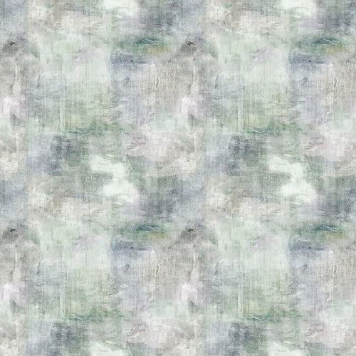 Abstract Green Fabric - Monet Printed Fabric (By The Metre) Agate Voyage Maison