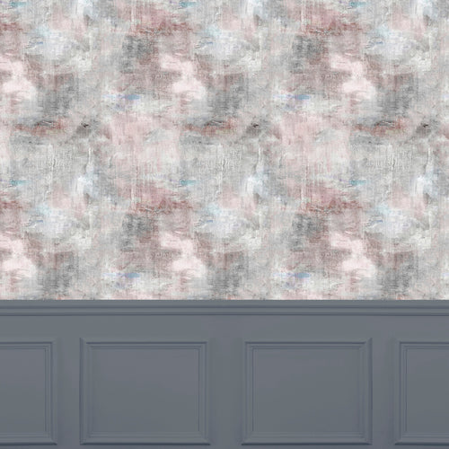Abstract Grey Wallpaper - Monet  1.4m Wide Width Wallpaper (By The Metre) Dusk Voyage Maison