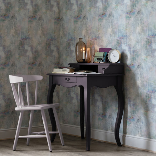 Abstract Blue Wallpaper - Monet  1.4m Wide Width Wallpaper (By The Metre) Iridesence Voyage Maison