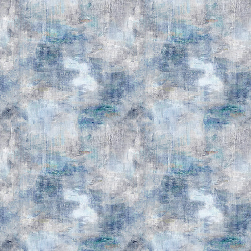 Abstract Blue Wallpaper - Monet  1.4m Wide Width Wallpaper (By The Metre) Ocean Voyage Maison