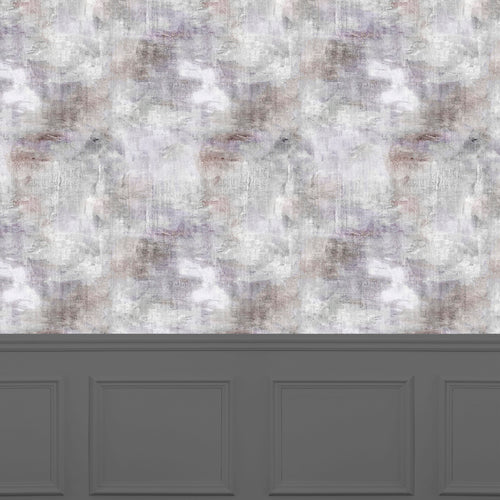 Abstract Grey Wallpaper - Monet  1.4m Wide Width Wallpaper (By The Metre) Onyx Voyage Maison