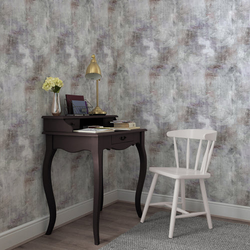 Abstract Grey Wallpaper - Monet  1.4m Wide Width Wallpaper (By The Metre) Onyx Voyage Maison