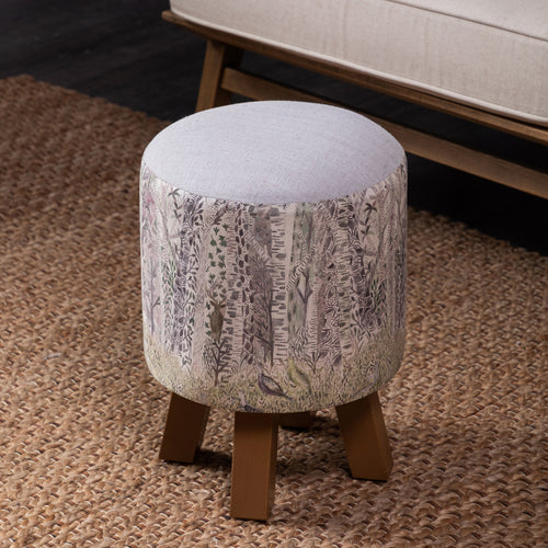 Beige Furniture - Monty Round Footstool Whimsical Tale Willow Voyage Maison