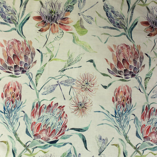 Samples - Moorehaven Printed Fabric Sample Swatch Pomegranate Voyage Maison