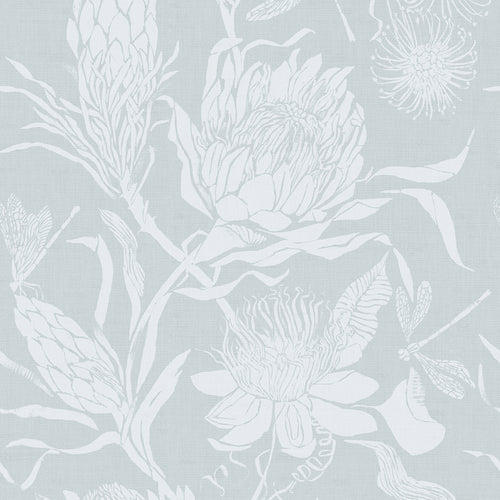  Samples - Moorehaven  Wallpaper Sample Robins Egg Voyage Maison