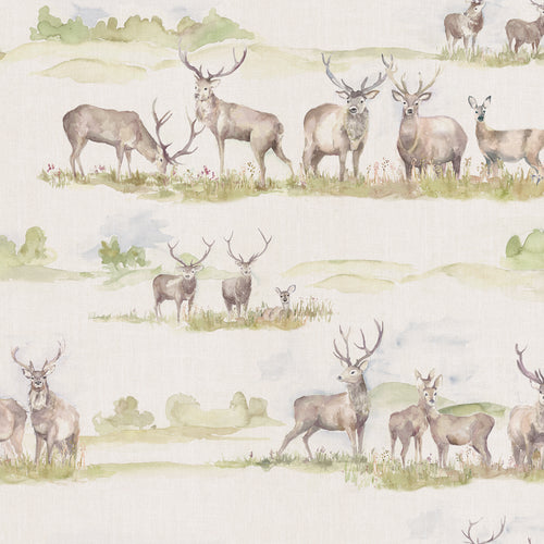 Floral Brown Wallpaper - Mooreland  1.4m Wide Width Wallpaper (By The Metre) Taupe Voyage Maison