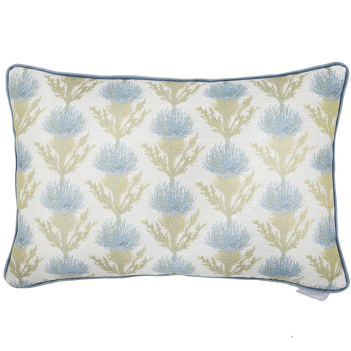 Voyage Maison Moray Jacquard Wool Cushion in Aqua