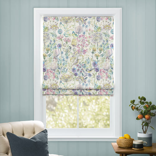 Animal Green M2M - Morning Chorus Printed Linen Made to Measure Roman Blinds Default Voyage Maison