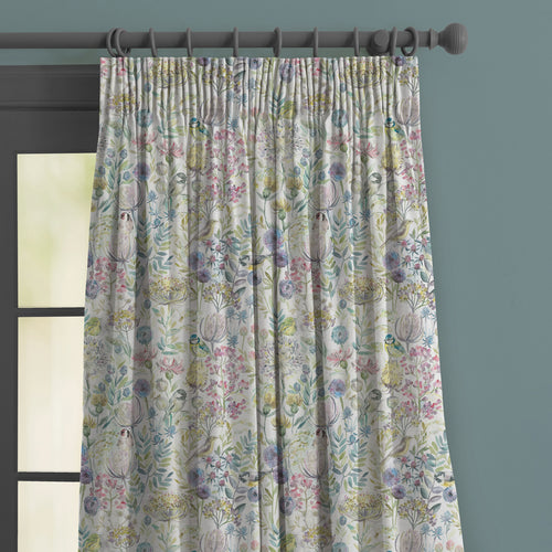 Animal Cream M2M - Morning Chorus Printed Made to Measure Curtains Cream Voyage Maison