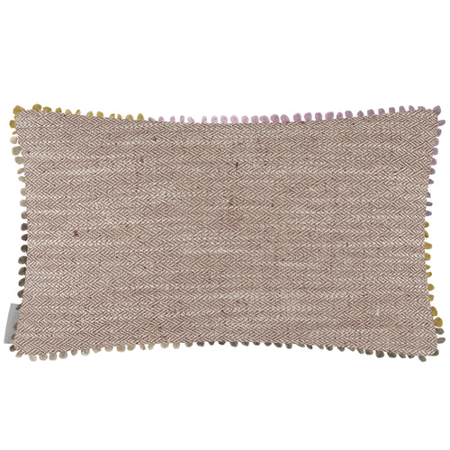 Animal Beige Cushions - Moorland Stag Printed Feather Filled Cushions Natural Voyage Maison