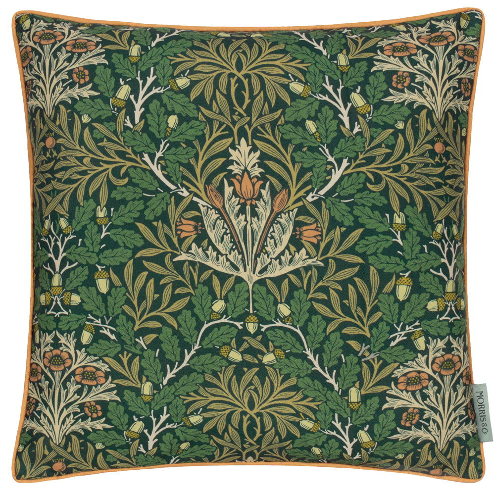 Multi Acorn Green Printed Outdoor Polyester Filled Cushion